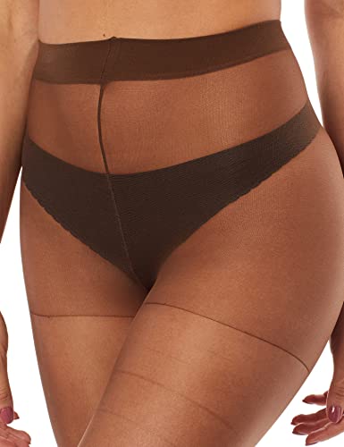 Trifil Adherence Fio 15, Meia Calça Feminino, Castanho, GG