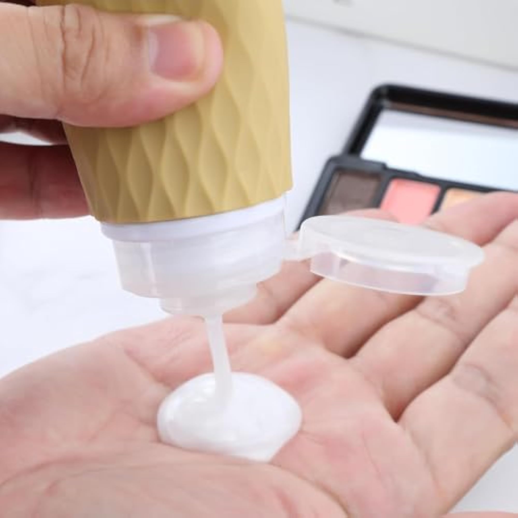 Silicone Travel Bottles Set for Toiletries, Leak-Proof