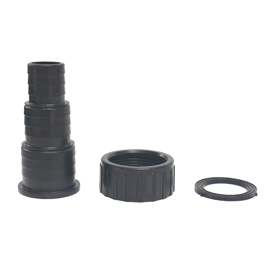 FiTspi Threaded Hosetail Barbed Fitting Connector, Nut Joint Fitting for Submersible Pump Pond Boat Carava