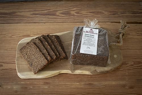 Ammerländer Schwarzbrot | 500g Laib | Traditionelles Vollkornbrot mit authentischem Geschmack | Perfekt für herzhaften Genuss