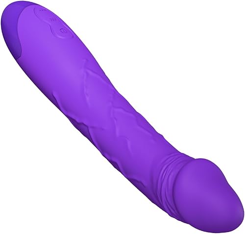 Miniatura 9 de Vibrador de punto G con consolador - Juguetes sexuales para mujer adultos impermeables con 10 potentes vibraciones, consoladores de silicona