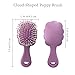 MAEELOU Gentle Cloud Air Cushion Brush Small Dogs Grooming with Gift Box, Fit for Yorkie, Shih Tzu, Pomeranian, Maltipoo, Maltese, Toy poodle, Puppy Essentials (Purple)