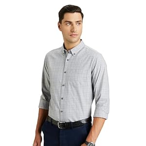 Symbol Premium Men’s Buttondown Checkered Casual Shirt (Regular Fit)