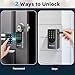 Key Lock Box, Outdoor Key Boxs with Combination and Mechanical Key Locks, Waterproof Security Key Safe for Storing Keys, Suitable for Homeowners, Renters, Car Dealerships