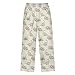 Yuiboo Dinosaurs Beige Pajama Pants Long Printed Sleep Bottoms Indoor Outdoor With 2 Pockets 6-8Y