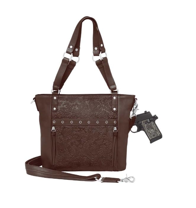 Bolso Gun Tote'n Mamas para mujer, color marrón miniatura 3