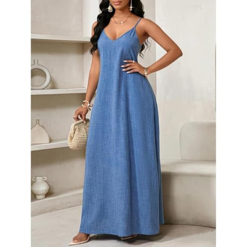 Robe longue bohème fluide pour soirées d'été et vacances - 3