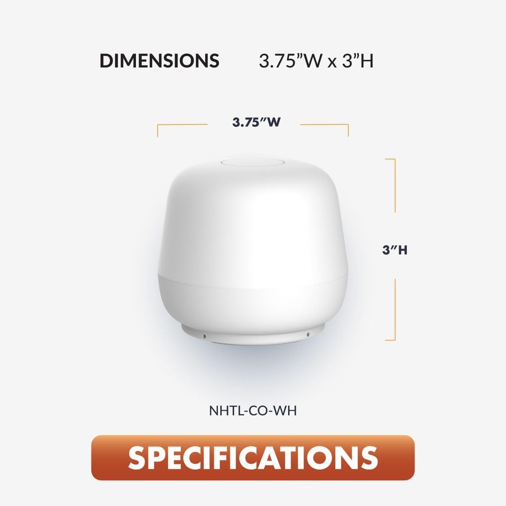 ‎Newhouse Lighting Coco, White 2700K Dimmable Cordless Portable USB-C Rechargeable Table Lamp NHTL-CO-WH, Cordless Desk Lamp for Living Room, Bedroom, Coffee Table, and Other Cozy Home Decor image 3