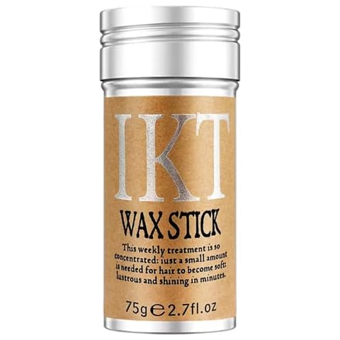 Hair Wax Stick, Styling Wax for Smooth Wigs, Slick Edge Control Stick for Hair Non-greasy Styling Hair for Flyaways Edge Frizz Hair and Bedhead for Men and Women 2.7 Oz Cover