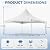 EROMMY 20x20ft Heavy Duty High Peak Party Tent, White Outdoor Canopy with Fire Retardant PVC Top, Event & Wedding Shelter for 80 People, Commercial Gazebo Carport