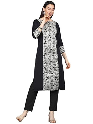 Image of Vaamsi Women's Polyester Regular Kurta