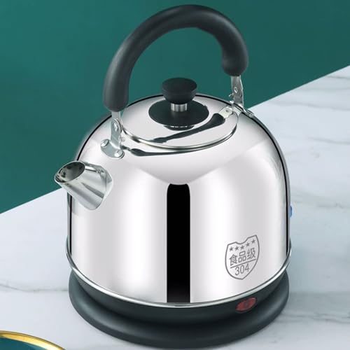Tetera eléctrica de acero inoxidable con capacidad grande miniatura 5