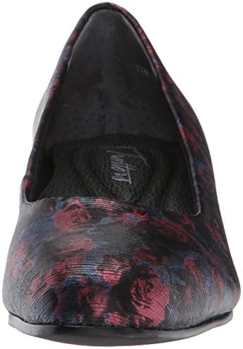 Trotters Women's Lauren Platform Pump, Navy Floral, 9 N US | Image 1