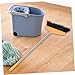Yardenfun Soft Bristle Broom Dustpan Home Floor Cleaning Broom Brush Pet Hair Removal Stainless Steel Handle Wide Angle for Household and Commercial Use