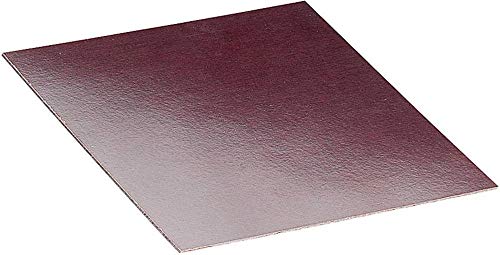 Proma 708 031 1020c Montageplatte (L x B x H) 100 x 200 x 1mm Hartpapier Braun, 3 Stück