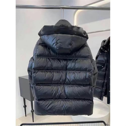 Parka manteau épais résistant chaud doudoune mi-longue à capuche