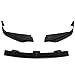 Front Bumper Lip Spoiler Compatible with 2014-2017 Infiniti Q50 Base, Unpainted ABS Lip Bodykit Splitter Diffuser Air Dam Chin Diffuser by IKON MOTORSPORTS, 2015 2016