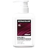 Keracolor Color + Clenditioner 3-in-1 Color-Depositing Conditioner, Gently...