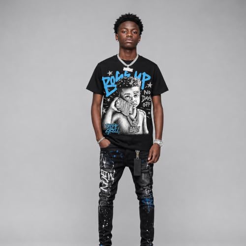 Image of DopeSkill Graphic Tee Streetwear Hip Hop Hypebeast Street Style Unisex T-Shirt Sneaker Colour Matching Shirts Swag Y2K Style