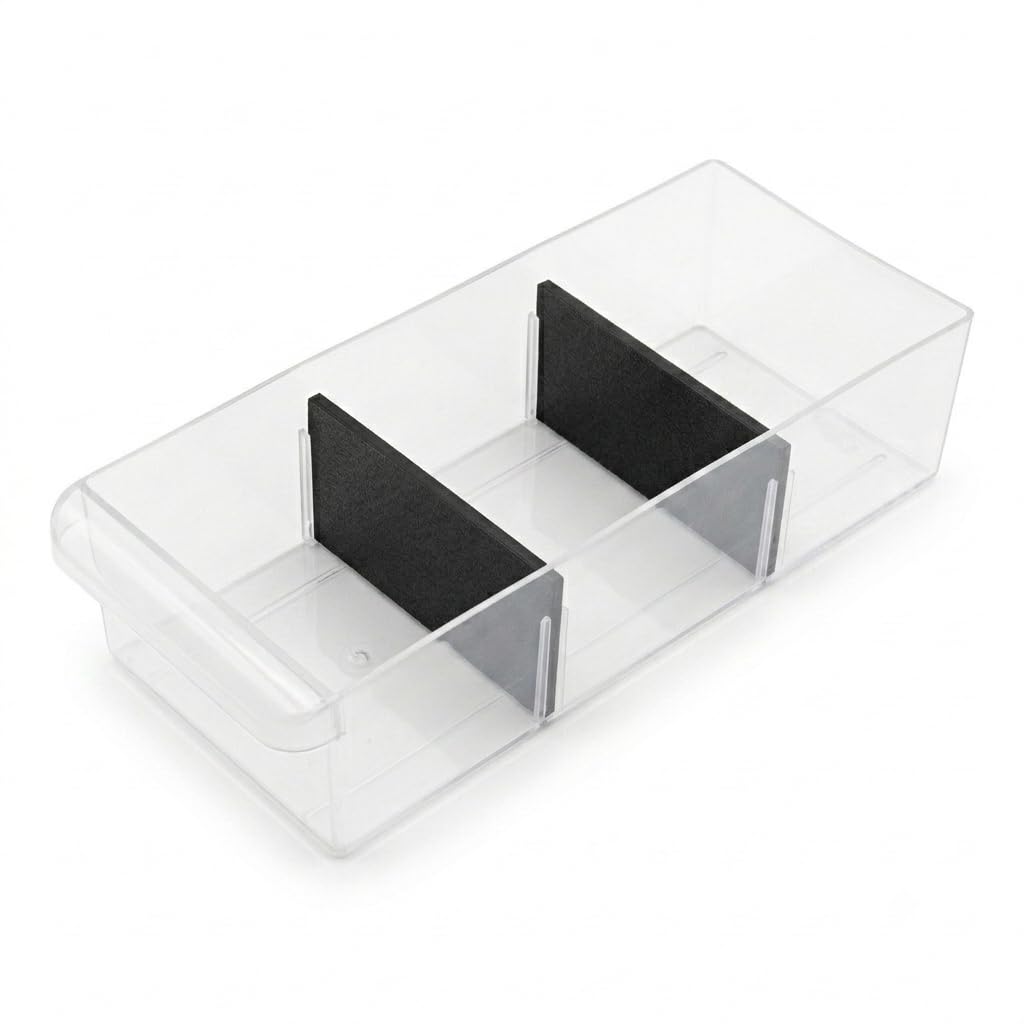 Set di divisori compatibili con cassetti Stanley 1-93-980 1-93-981 1-93-978 – divisorio organizer per cassetti (60, bianco, grande 109 x 50 mm)