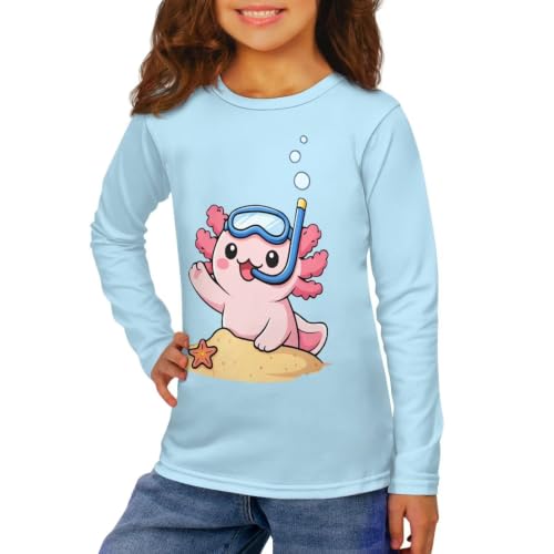 Image of Girls Long Sleeve T Shirt Cute Cartoon Crewneck Shirt for Kids 3-16Y Fall Winter Clothes