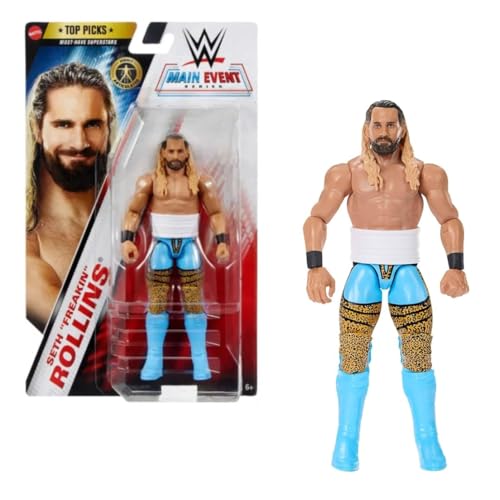 WWE Main Event Top Picks Seth Freakin Rollins Action Figure, 6-inch