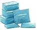 HOMEE Breathable Packing Cube Travel Luggage Organizers(3 Travel Cubes + 3 Pouches) (Sky Blue)
