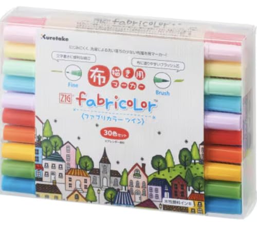 ZIG FABRICOLORツイン 30色セット(TC-4000A/30V)