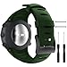 Suunto Core Strap, Rubber Replacement Watch Band for Suunto Core SS014993000(Army Green Printing)