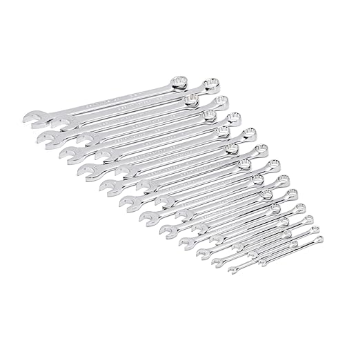 Image of GEARWRENCH 24 Piece 12 Point Long Pattern Combination Metric Wrench Set in Foam Storage Tray - GWMSCWL12MM