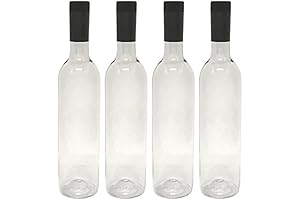 nicebottles: Premium Plastic Liquor Bottles with Screw Caps for Leak-Proof Convenience