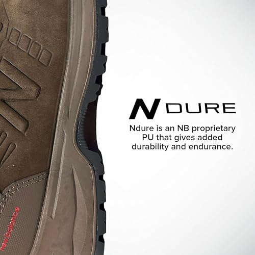 Image of New Balance Calibre Composite Toe Work Boots for Men - EH, PR, Non-Slip Leather Safety Shoes for Industrial & Construction