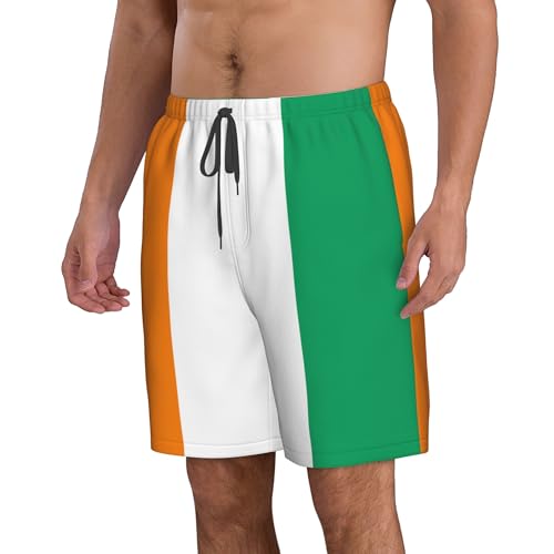 Flag of Ivory Coast Men's Swim Trunks Beach Swimwear Beach Shorts Summer Board Shorts4