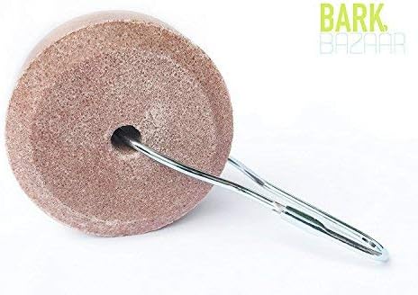 Salt Lick Trace Mineral Wheel for Hamster, Guinea Pig, Ferret, Chinchilla, Mice, Rabbit - Comes With Free Cage Hanger - All Natural Salt…