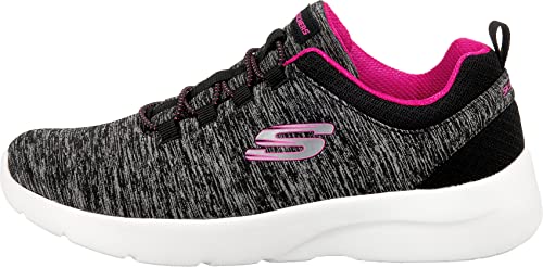 Skechers Skechers Dynamight 2.0 in a Flash Womens Slip On Sneakers Black/Hot Pink 6