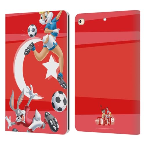 Protège écran iPad 9.7 Looney Tunes anti-rayure étui portefeuille cuir