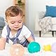 Infantino Licht & Geräusch Multisensorisches Bälle-Set – 4-teiliges Set mit texturierten Bällen Set für die sensorische Entwicklung, 215023-02, Mehrfarbig