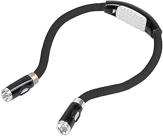 Worth having - 4pcs Lampada da collo luminosa da libro, luci di lettura a LED con colori Livelli luminosità, Hug Book Light for la lettura a letto di notte, lavorazione a maglia, lavorazione artigiana