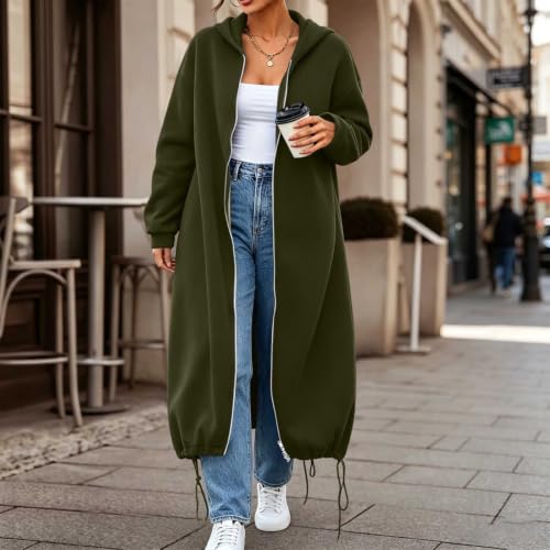Veste longue décontractée pour sorties automnales et loisirs - 3