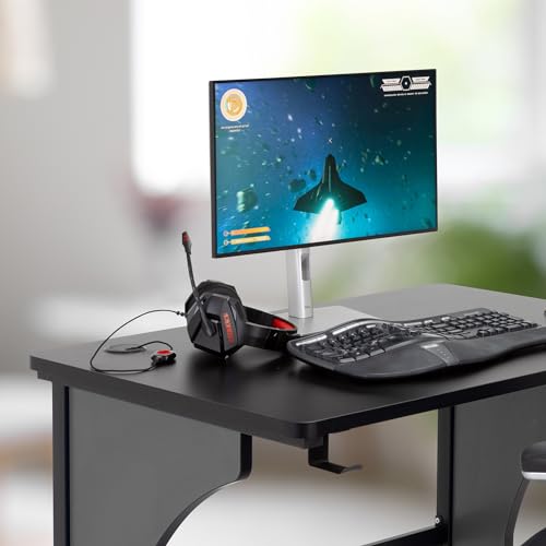Image of Egghead Skylab Gaming & Multimedia Headset with Inline Volume Control, Mic Mute, 6.5-Foot Braided Cord, Memory Foam Leatherette Cushions, and Omni-Directional Mic