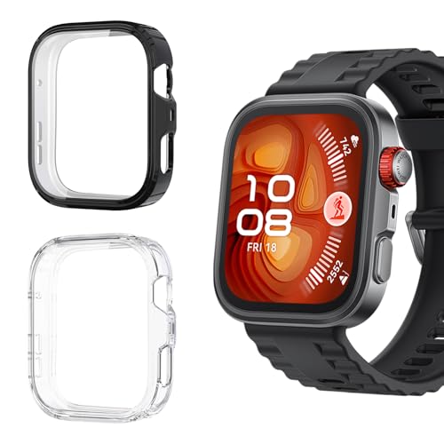 [Ceiband] �y2������zHuawei Watch Fit 4 Pro �Ή� �P�[�X �t�B���� ��̌^ huawei watch fit 4 pro �p �h���h�o �ی�P�[�X �J�o�[ TPU �S�ʕی� �����ȒP �����ߗ� �\�t�g �w��h�~ �ϐF�h�~ 