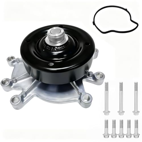 Water Pump AW7163 with Gasket & Mounting Bolts for Jeep Liberty, Grand Cherokee, Dodge Dakota, Ram 1500, Chrysler Aspen – 3.7L V6, 4.7L V8 Engine – OE Replacement, High Performance, Durable