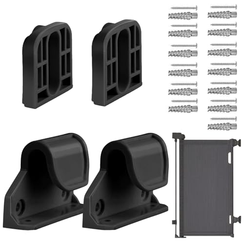 Piezas de repuesto de barrera de seguridad, kit de fijación para barreras escalables, pestillos soportes tornillos extensiones para dormitorio cocina