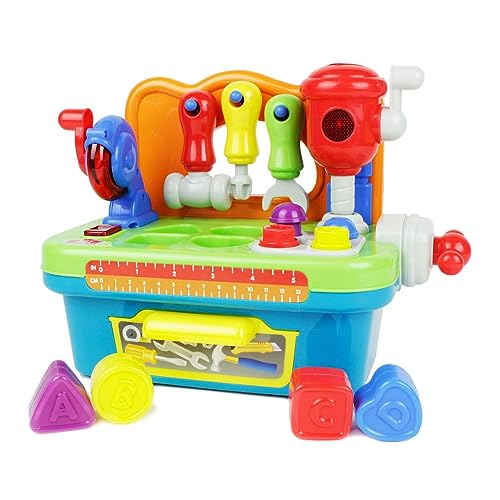Établi pour tout-petits Boley : jeu d'imitation avec outils lumineux et sonores