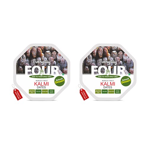 Everyday Four Kalmi Dates 400g Each | Pack of 2 | Worlds Finest | Dry Fruit | Fresh | Khajoor | Value Pack (B0994HS1YQ) Amazon Price History, Amazon Price Tracker