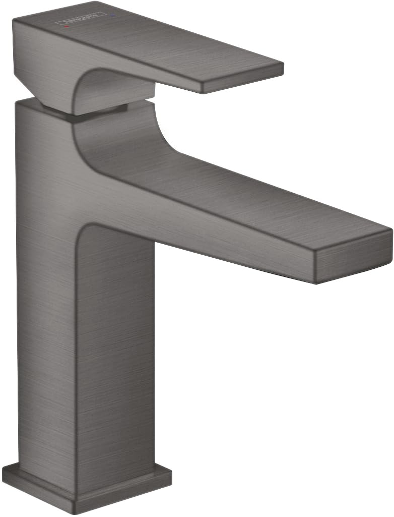 Mitigeur lavabo hansgrohe Metropol 110 noir chromé brossé 32507340