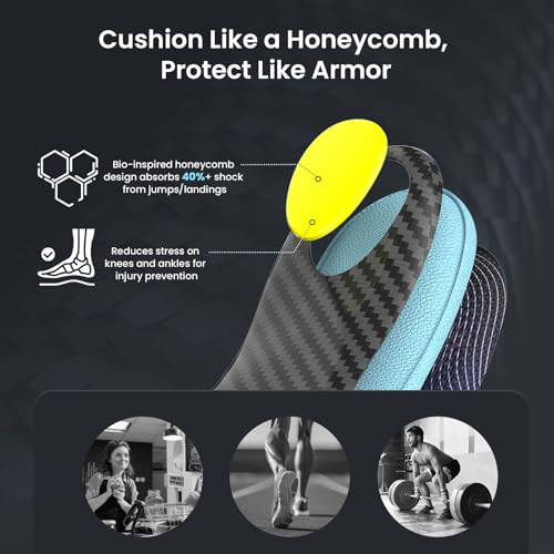 Plantillas de fibra de carbono para hombres y mujeres talla M miniatura 5