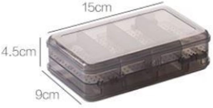 Double-layer Plastic Box for Jewelry Bead Earring Storage Finishing