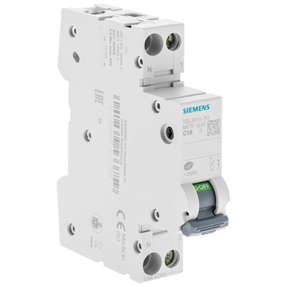 Disjoncteur Eaton 2A courbe C idéal pour protéger la VMC et les automatismes