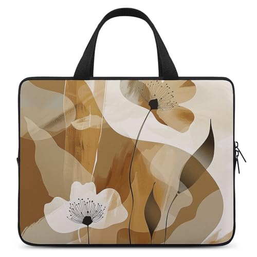 Sac à bandoulière pour ordinateur portable 17" marron unisexe